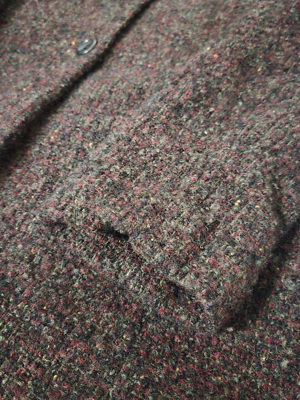 Jones New York Textured Wool-Blend Coat - Picture 6 of 8